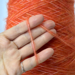 ORIENTE - E.Miroglio; 51% меринос extrafine, 49% хлопок; 300м/100гр; шнурок; col. 9EJ, цвет: оранжевый