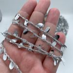 Пайетки FILATI ITALIANA 51% каплевидные пайетки 15% альпака 8% хлопок 26% полиаимд