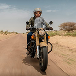 Дуги безопасности Royal Enfield, черного цвета, арт. KXA00005