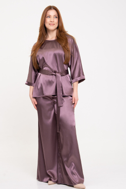 Туника 4728За, коричневый #270Кор204728За