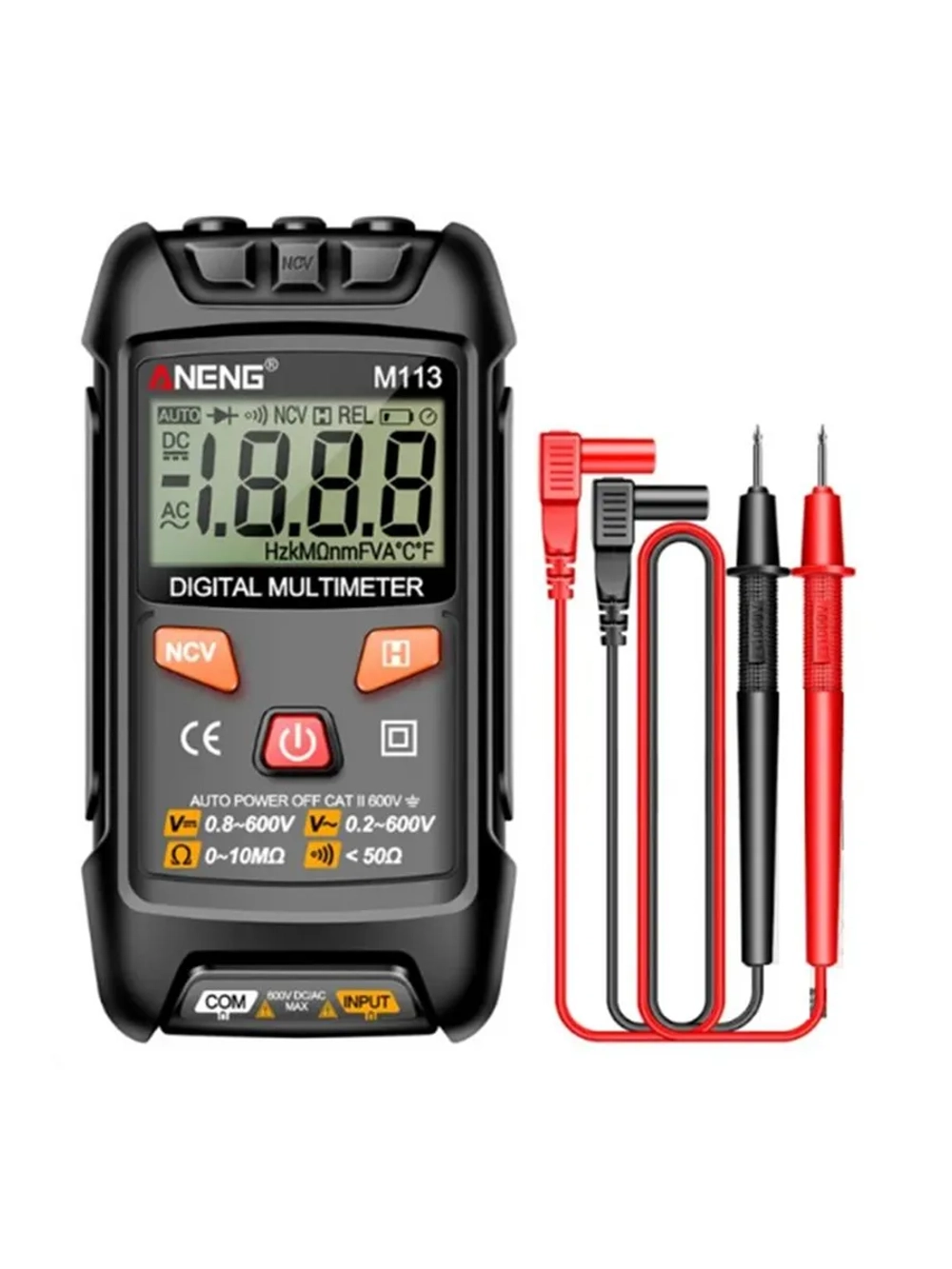 Мультиметр M-113 автоматический выбор диапазона напряжения