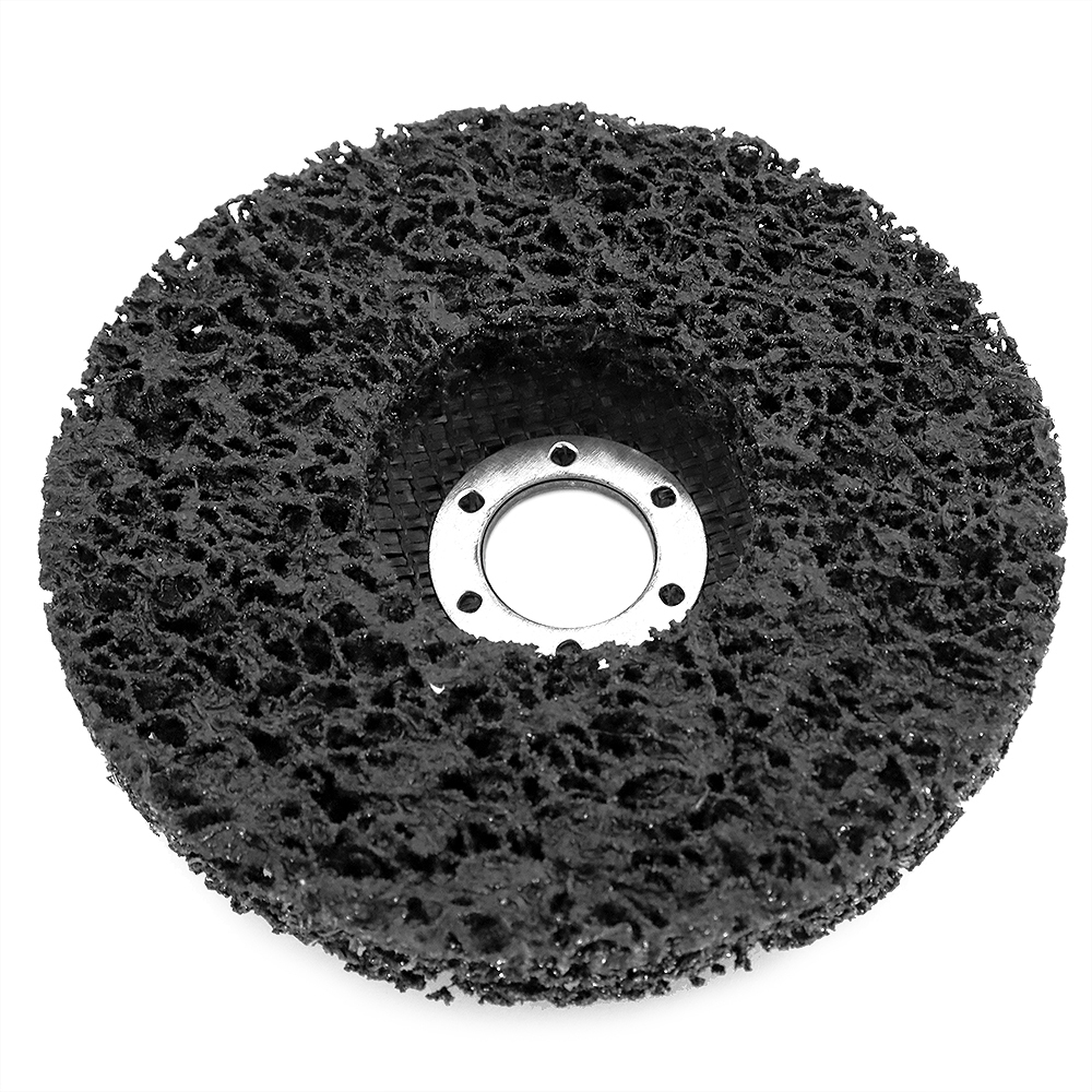 Диск коралловый для удаления ржавчины и остатков краски с металла 125х22,2 #40