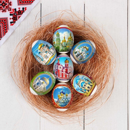 Плёнка пасхальная термоусадочная Соборы