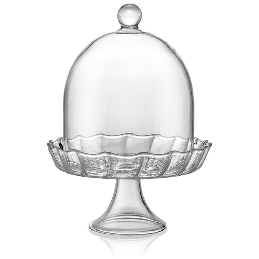 Блюдо на ножке с гладкой крышкой IVV Кофе&Чай 12.5см