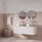 Тумба подвесная IDDIS Aiger, со столешницей без отверстий, 120 см, белый, AIG12W1i95K