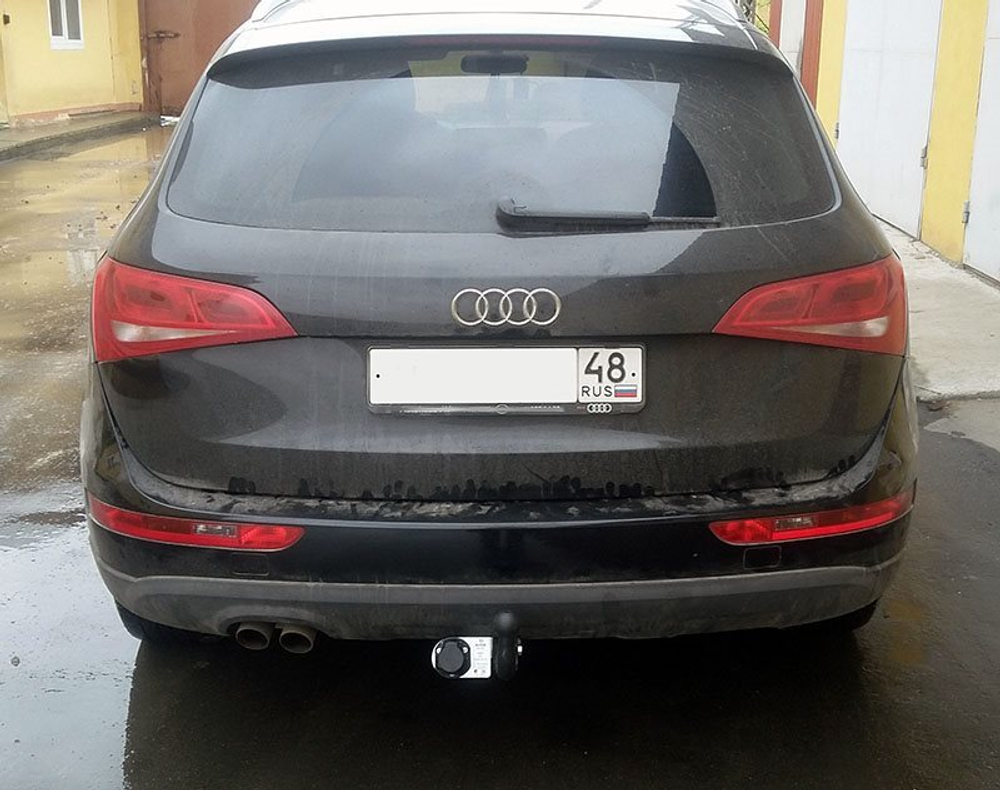 Фаркоп для Audi Q5 2008-2016г (без электрики) (паспорт и сертификат) AvtoS.AU04