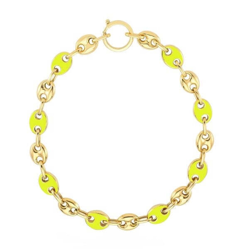 Колье Сладкие Поцелуи – Жёлтое