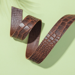 Ременная заготовка Тусон цв. Коньячный / Tucson Cognac, толщ. 3,5+ мм