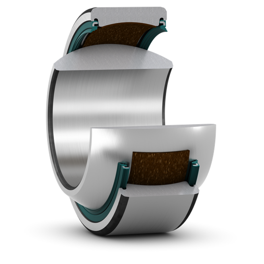 Радиальный сферический подшипник скольжения, не требует техобслуживания, метрические размеры GEH 60 TXE-2LS