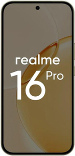 6.78" Смартфон REALME 16 Pro 8/256Gb,  RMX5120,  NFC,  AMOLED,  144Гц,  7000мAч,  бежевый