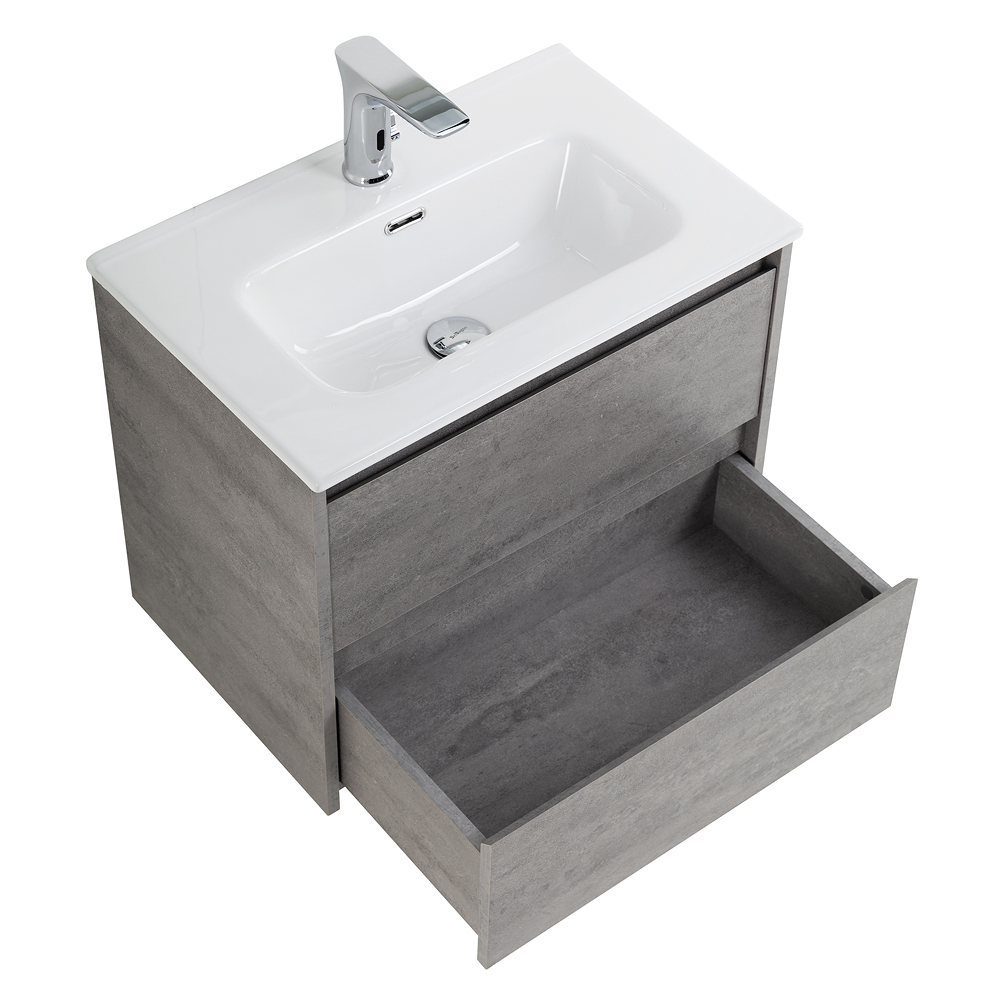 Тумба подвесная с раковиной BelBagno KRAFT 39-500/390-2C-SO-CG