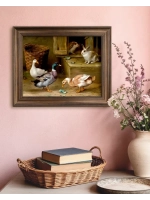 Картина интерьерная на холсте в раме 25*31 см