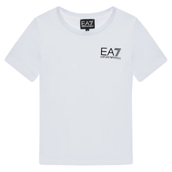 Футболка для мальчика теннисная EA7 Boys Jersey T-Shirt - белый