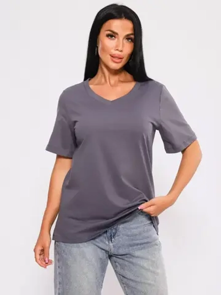 Футболка базовая большие размеры