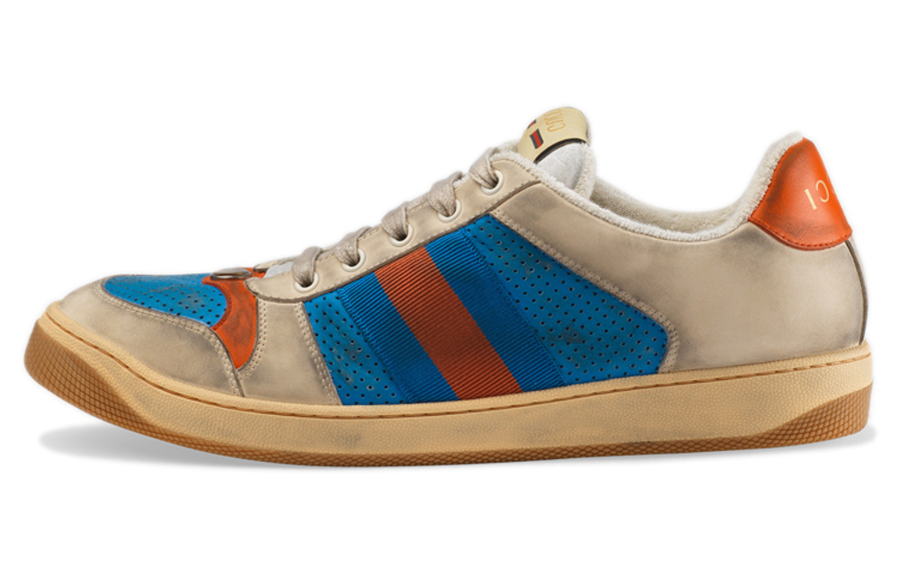 Gucci Screener Leather Sneaker Gg
