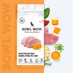 Bowl wow корм сухой для взрослых собак крупных пород: индейка, курица, рис, тыква