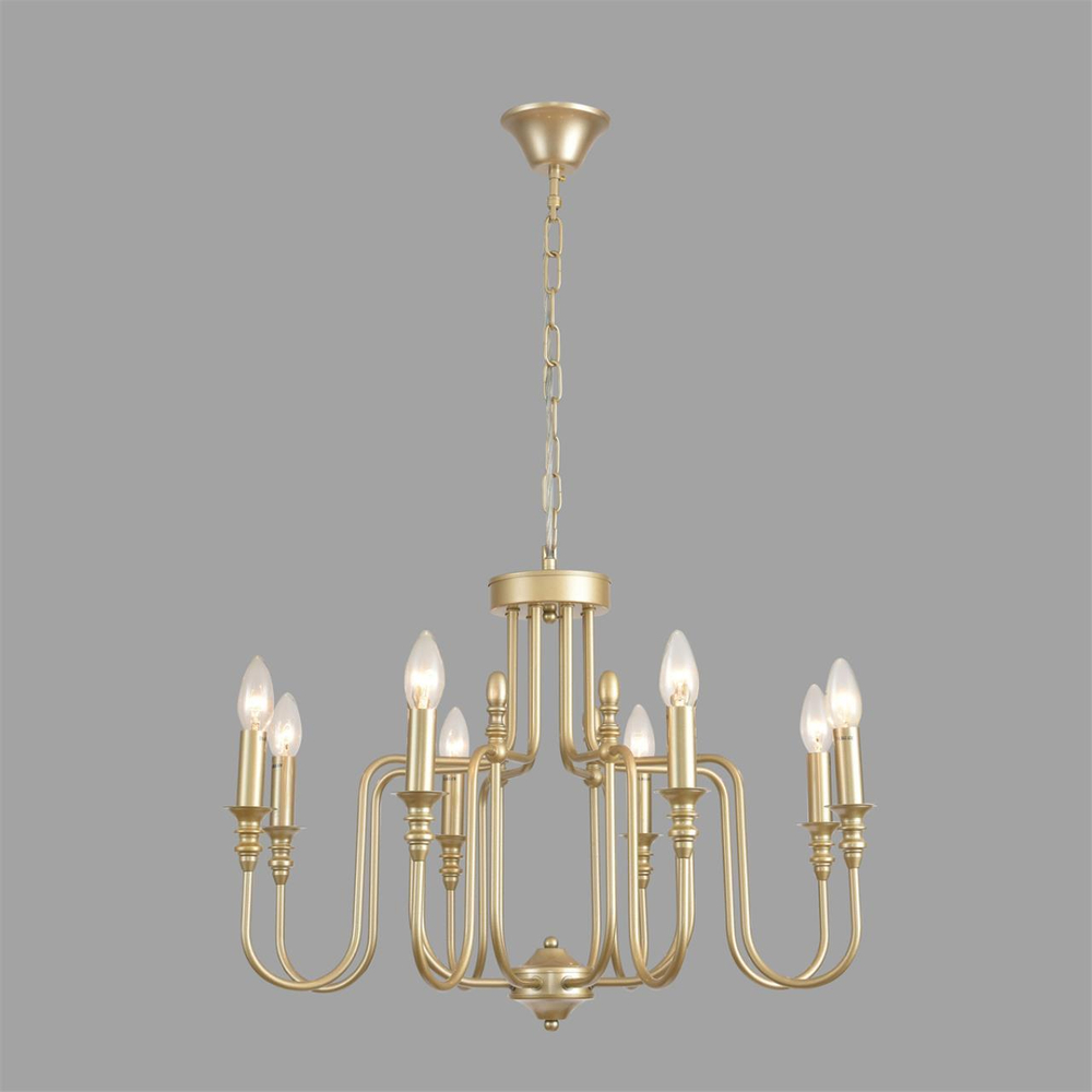 8318/8 CLASSI LN26 шампань/металл Люстра E14 8*40W 220V SUANA