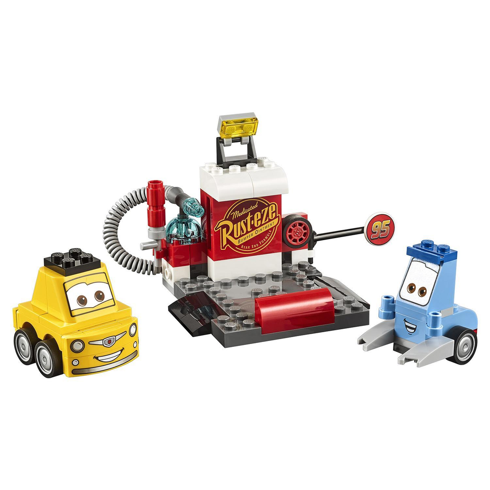 LEGO Juniors: Пит-стоп Гвидо и Луиджи 10732 — Guido and Luigi's Pit Stop — Лего Джуниорс Подростки