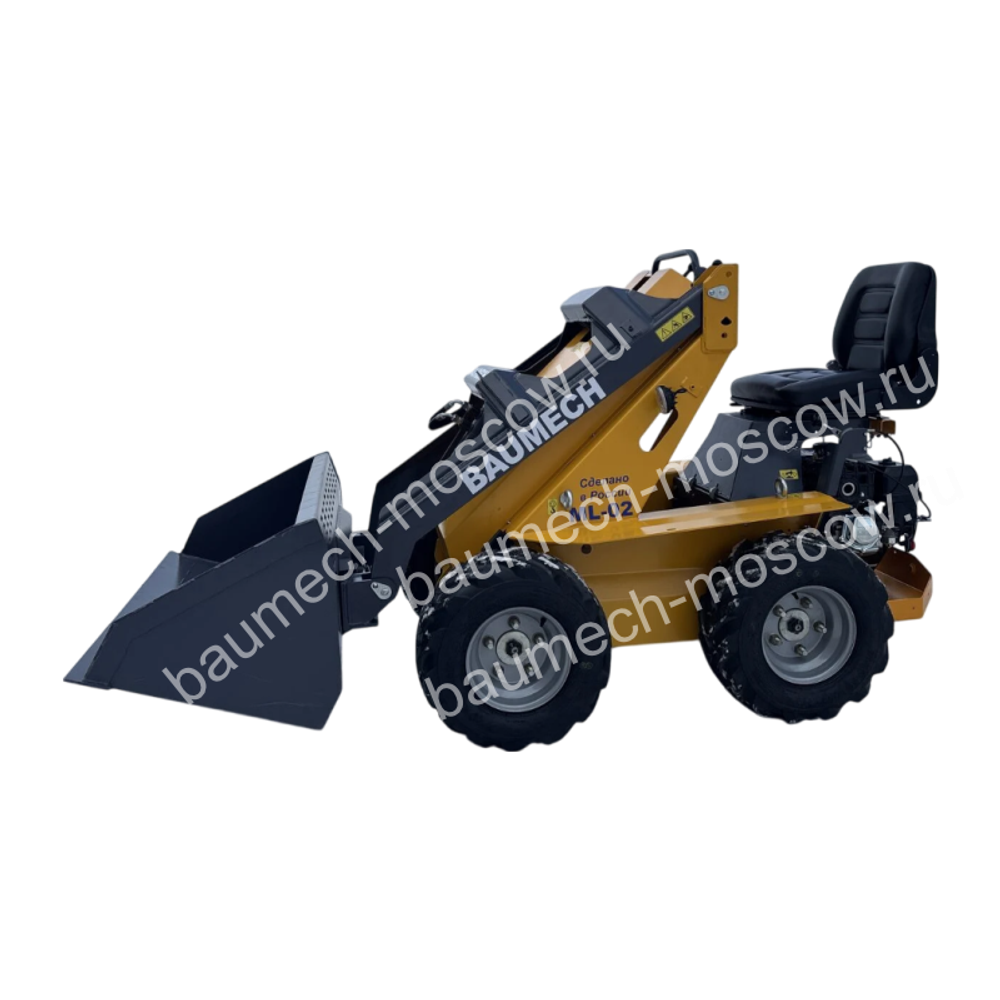 Baumech ML-02 lite с двигателем Zongshen GB460E + ковш универсальный 110 см