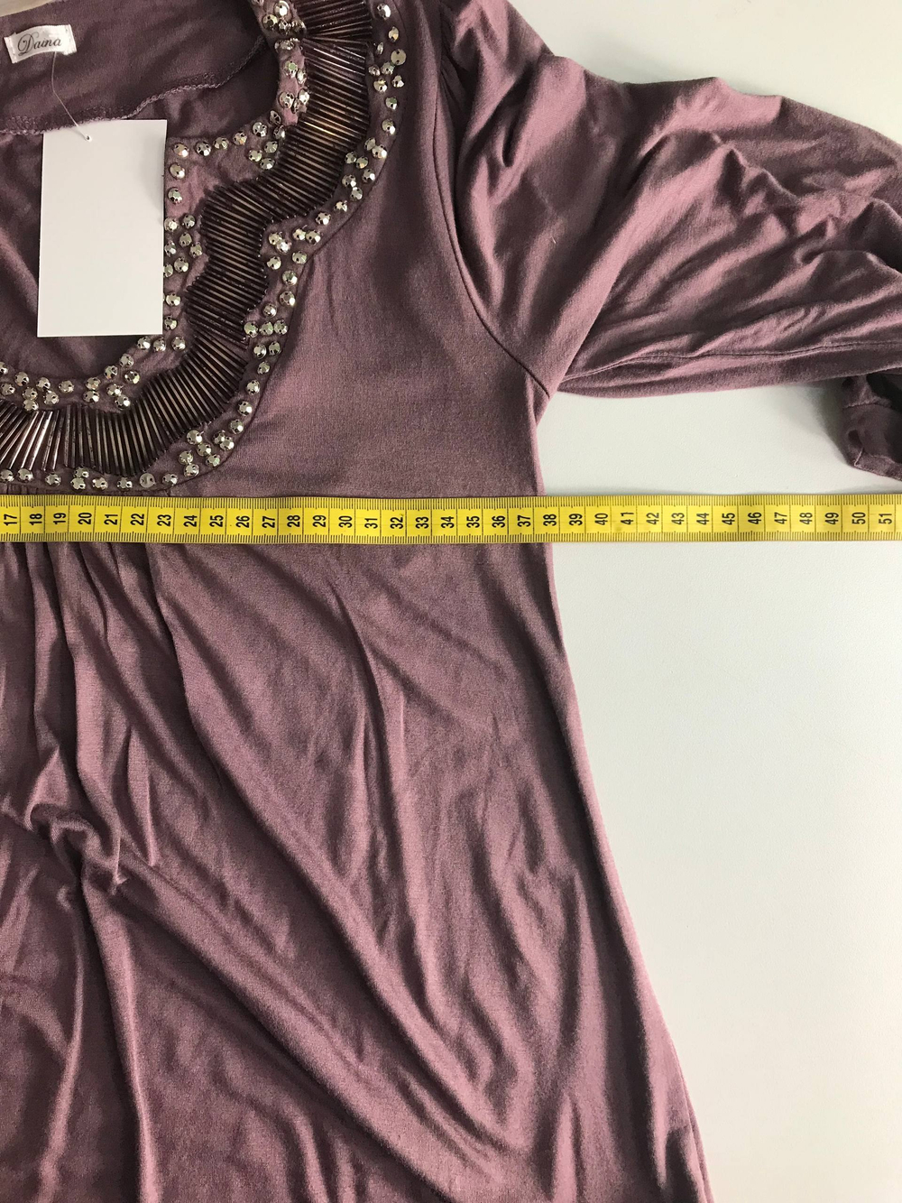 Блузка Daina с декором, маркировка S, визуально на 44 размер