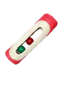 Уют Когтеточка с мячиками внутри, сизаль 28*6 см