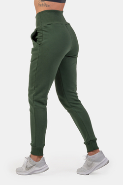 Женские штаны Nebbia IHigh-Waist Loose Fit Sweatpants “Feeling Good” 409 D.green