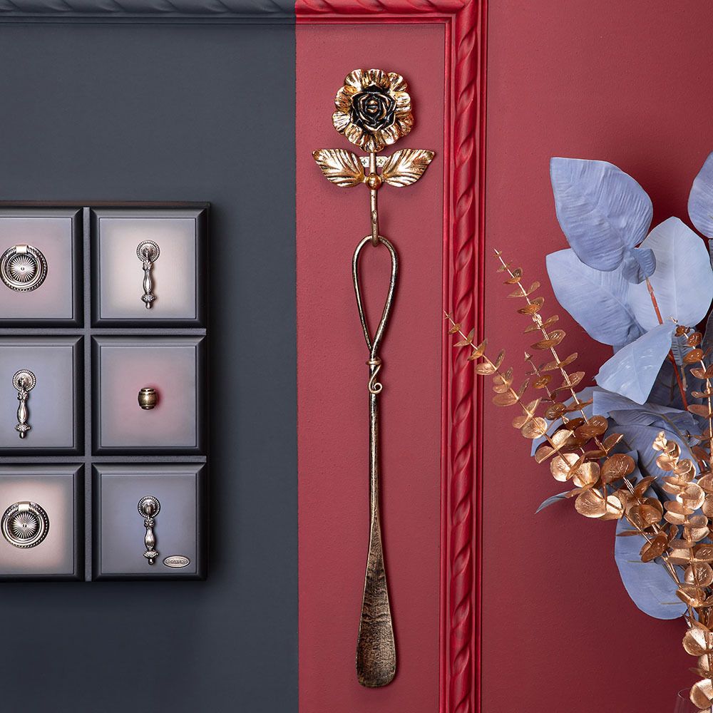 Настенный крючок Роза Прованса Баккара Бронза