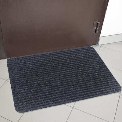 Коврик 50*80см придверный влаговпитывающий "SIMPLE-лайт", серый