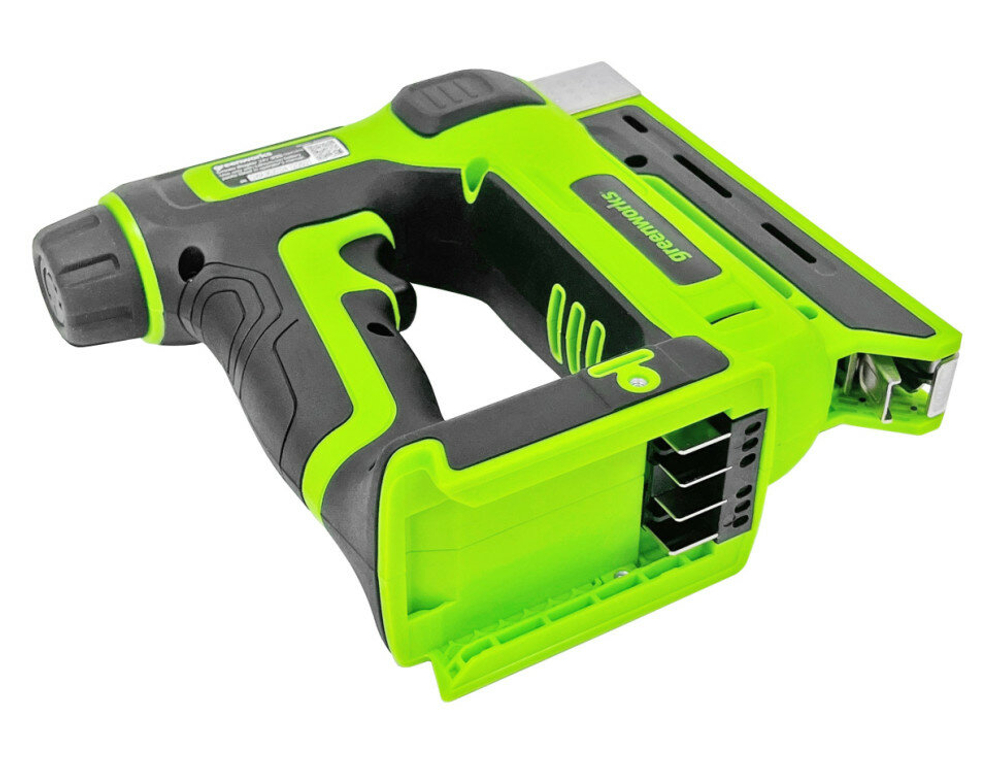 Степлер аккумуляторный GREENWORKS, G24CS10, 24V, без АКБ и ЗУ 3400107