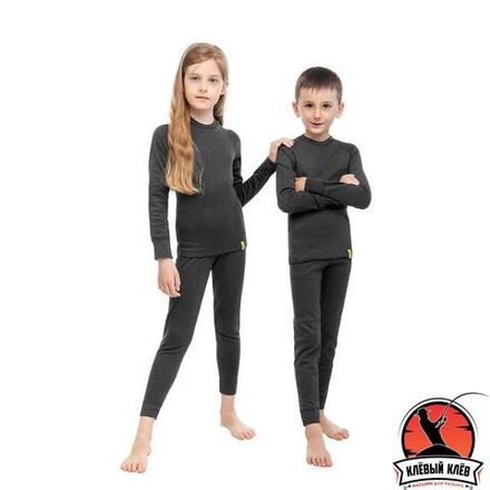 Комплект детский Thermo-Soft, цв.графит 150-155 Helios