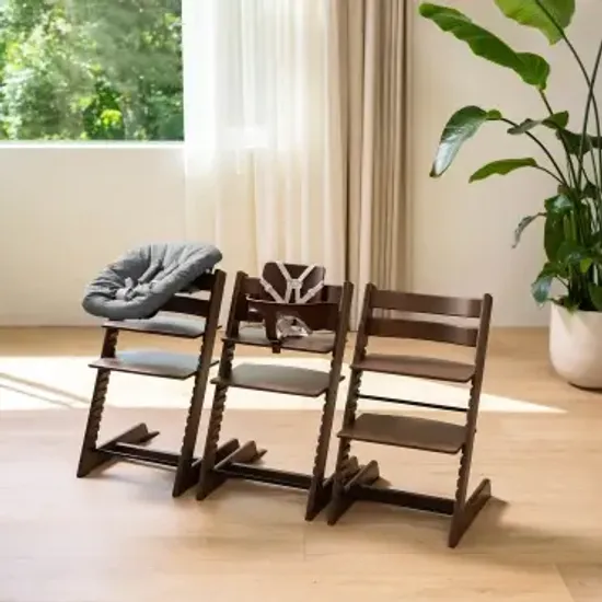 Стульчик для кормления STOKKE Tripp Trapp комплект 4 в 1 (Warm Brown Oak)
