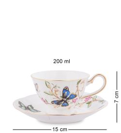 Pavone JK- 46 Чайный сервиз на 6 перс.«Райский сад»