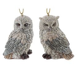 GAEM Украшение новогоднее "Сова", L6 W5 H8 см, 2в.