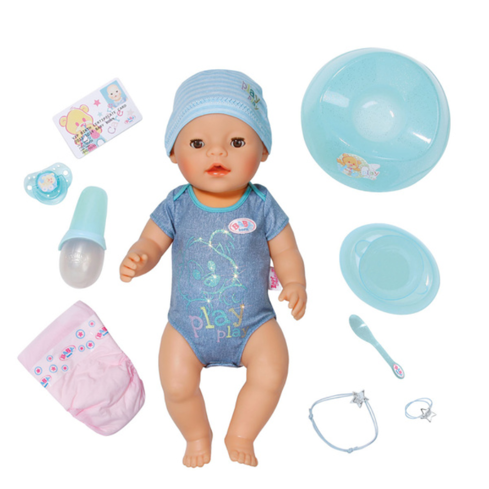 Кукла Baby Born в комбинезоне с рисунком