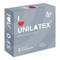 Презервативы с рёбрами Unilatex Ribbed 3шт