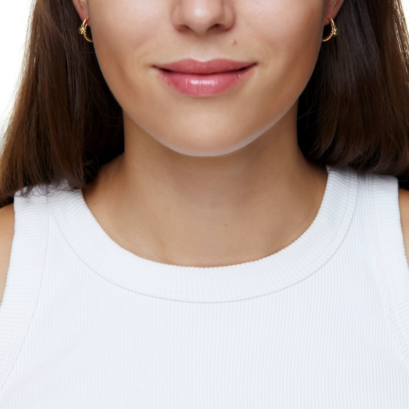 Серьги Маленькая Змея