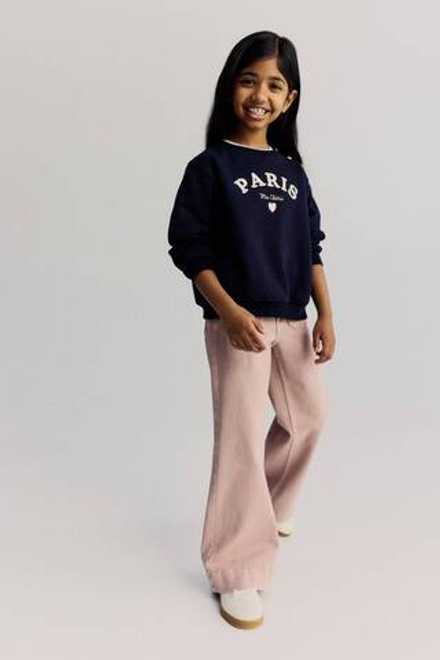 H&M Толстовка с принтом, синий