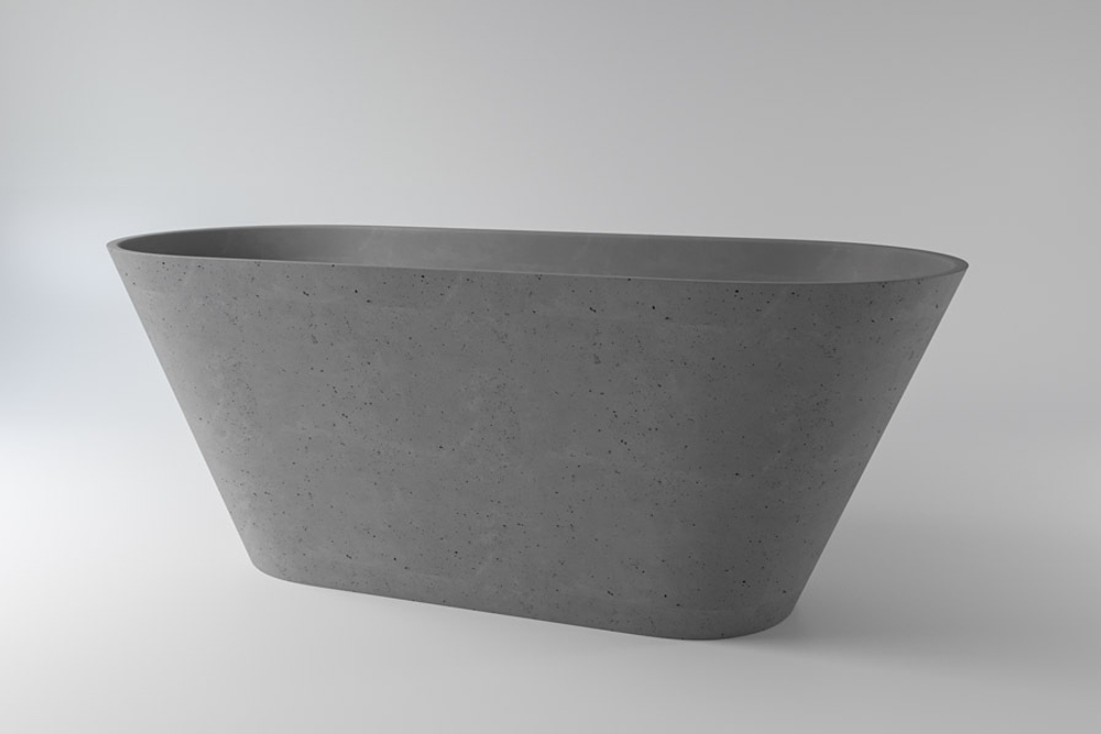 Ванна SELENA Nano Concrete 161x68