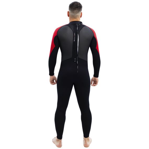 Гидрокостюм Marlin Bali man черный/красный 2 мм