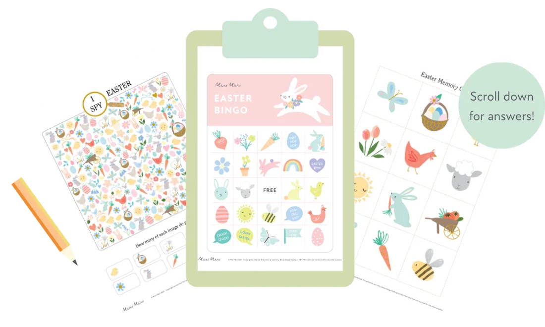 Детские пасхальные игры: бесплатные шаблоны