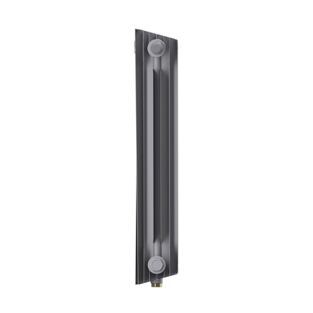 Радиатор биметаллический Royal Thermo PianoForte 500 Silver Satin 6 секций VDR (нижнее правое подключение)