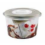 Емкость для миксера (блендера) с декором 2,0л (бежевый)