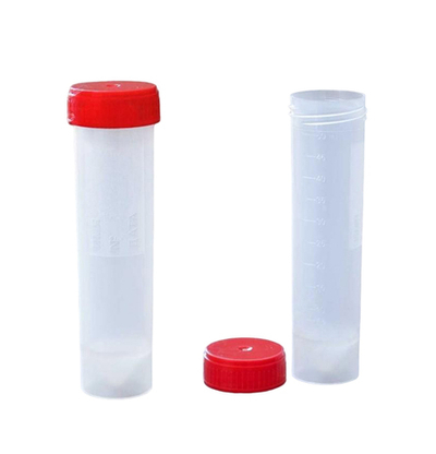 Пробирка полимерная коническая мерная с крышкой вместимостью 50 мл (с юбкой устойчивости), п/п, нестерильная, инд.уп/уп.350шт,Литопласт