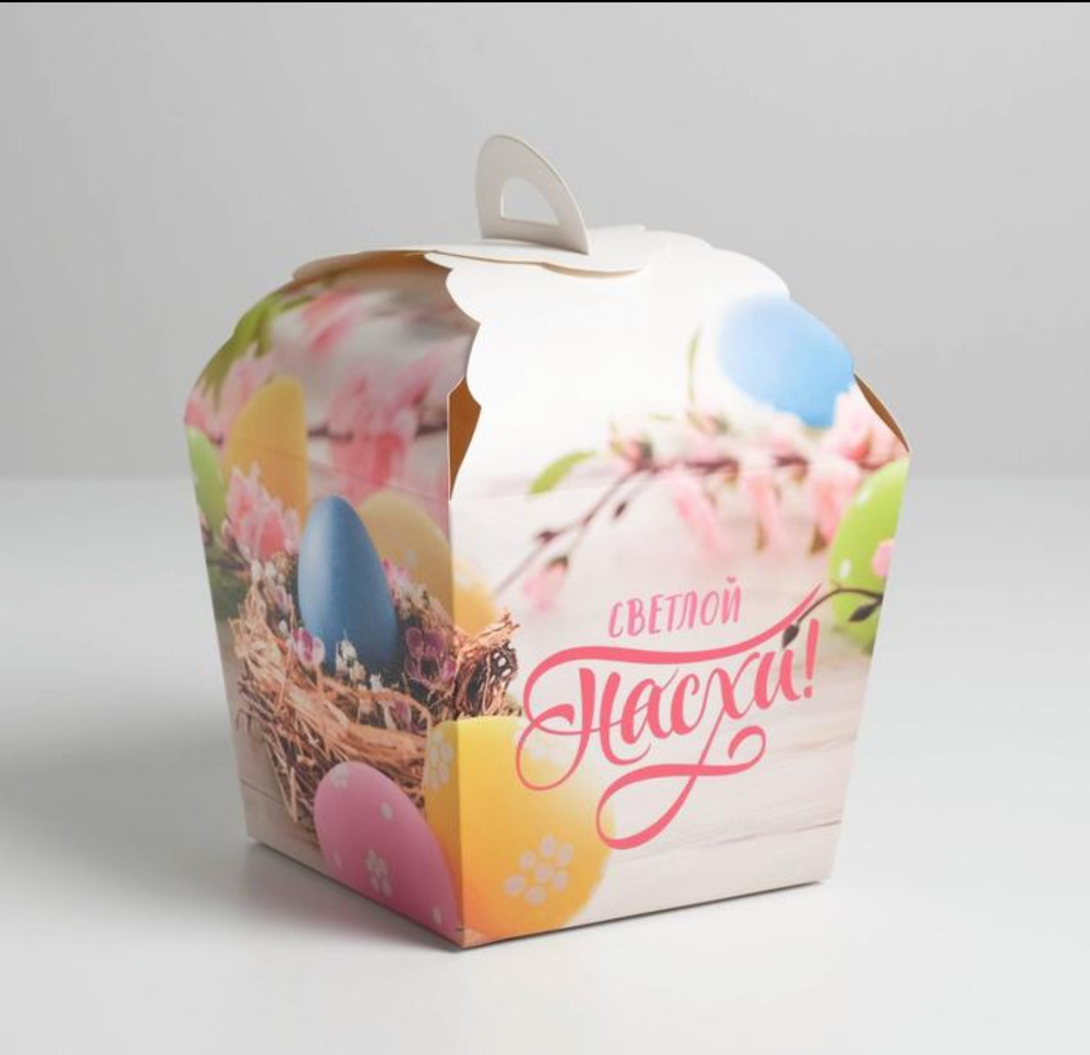 Коробка складная «Светлой Пасхи», 17 х 17 х 26 см   4601791   5372584