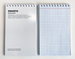Блокнот PROSTO БЛОКНОТ в клетку, А6+ вертикальный 50 листов (бумага 2 сорт)