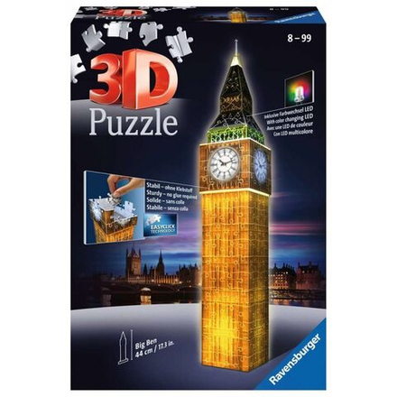 Ravensburger - Биг Бен ночью 3D Пазл 125883 / артикул   125883  / GTIN 4005556125883