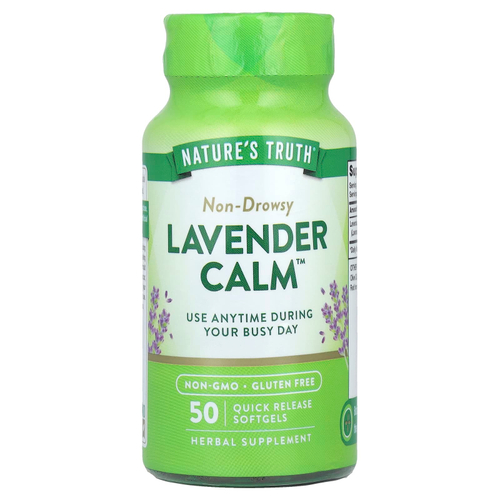 Nature's Truth, Lavender Calm ™, 50 капсул быстрого высвобождения (80 мг в каждой капсуле)