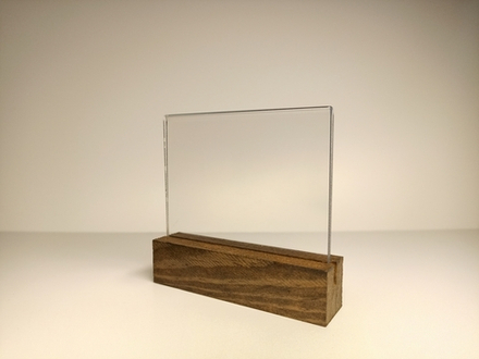 Ценникодержатель Деревяшкино А8 темный