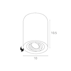 Точечный накладной светильник Arte Lamp