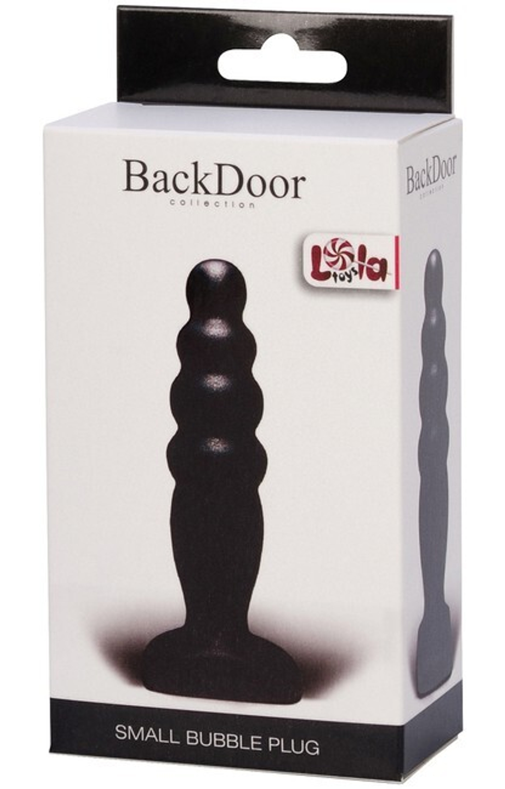 Анальный стимулятор Small Bubble Plug Black (10 см , черный) (Цвет: черный)